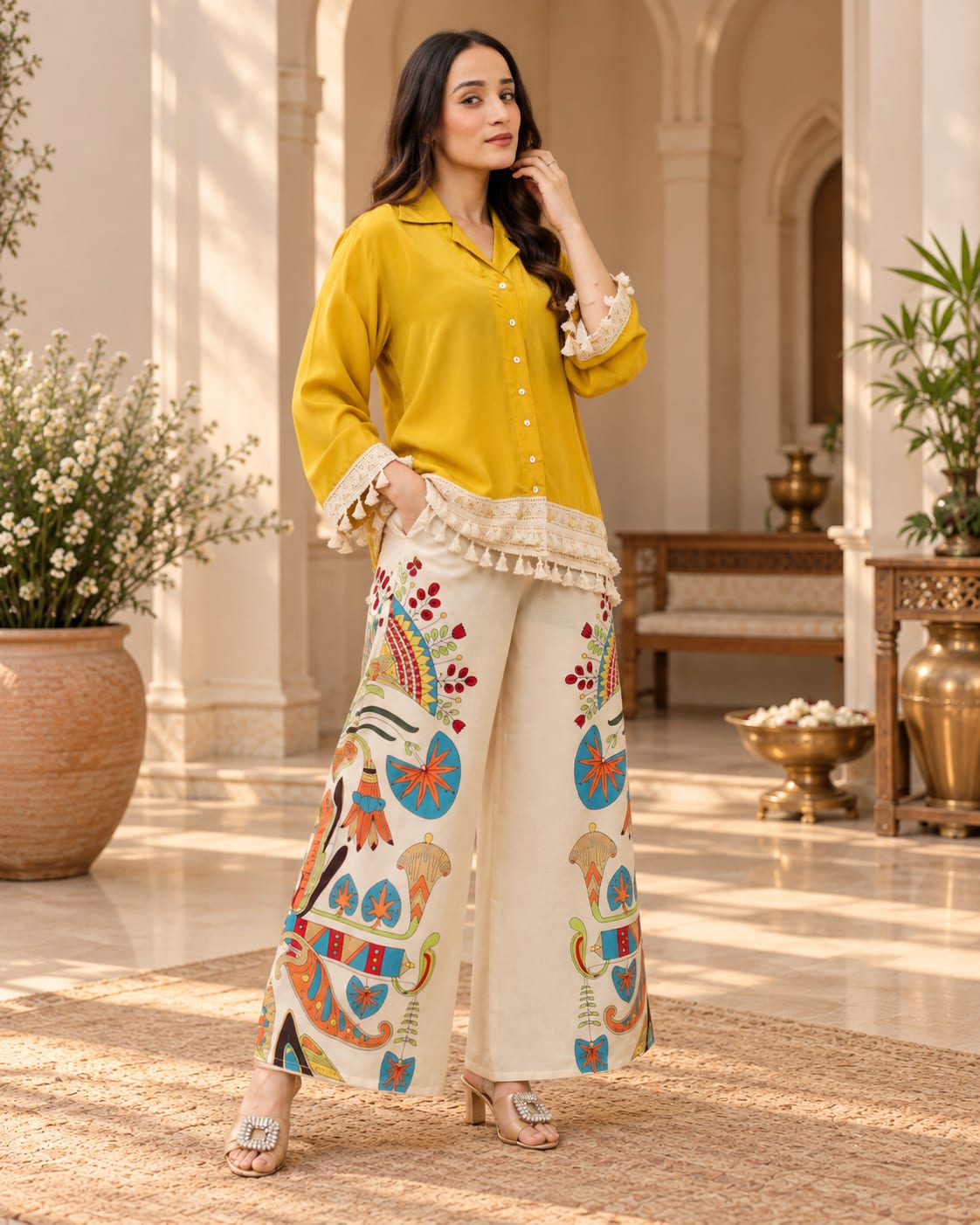 Vibrant Printed Cotton Co-ord Set